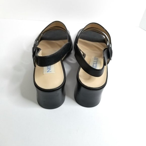 NCCLUB Black Sandels with Block Heel - Picture 6 of 6